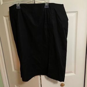 Black pencil skirt